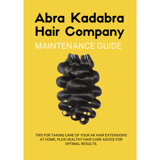 AK Hair Company Maintenance Guide